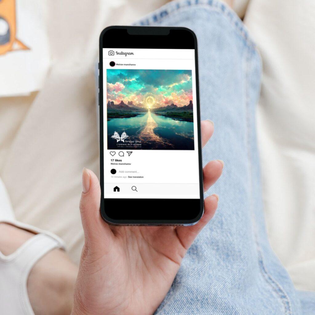 מירב מנשרוב פוסט ממותג באינסטגרם
